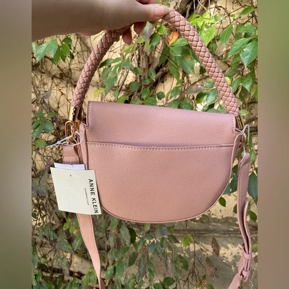 Anne Klein small cross body purse casual beige color - Picture 4 of 8